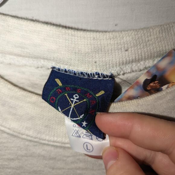 90s Plaid Cooperstown NY Location Crewneck Sweatshirt - Picture 6 of 6